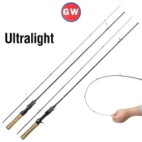 1.5-1.98M Ultralight UL Fishing Rod Full Of Elasticity Sensitive Super Strong Carbon Fiber Jigging Rod Freshwater Saltwater Spinning/Casting Pole