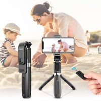 (Bishop Belle) EGS 01 4 IN 1 Selfie Stick ขาตั้งกล้องสมาร์ทโฟน Stand Holder 360 ° Rotation Live Stream Makeup For Sport Camera Telescopic