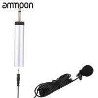 [ammoon]Mini Wired Electret Condenser Lapel Clip-on Mic Microphone for Guitar Sax Trumpet Violin Piano