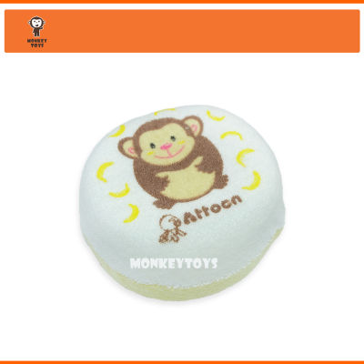 Monkey Toys ฟองน้ำหุ้มผ้ารูปทรงกลม BS01 ATTOON 105401 03936 (คละลาย)