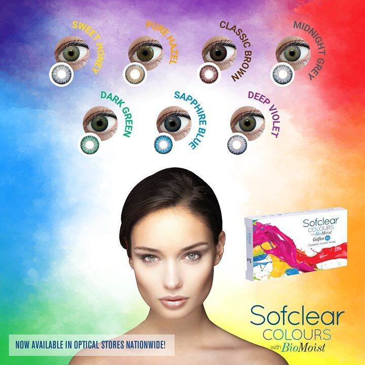 Sofclear Colours Contact Lenses / No Grade / Plano Lenses | Lazada PH