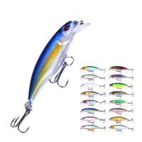 【CW】 1Pcs Sinking Wobblers Fishing Lures 6CM 4.3G Artificial Hard Bait Bass Tackle Pesca