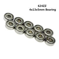 10ชิ้น/ล็อต624 624Z 624ZZ บอล Bea 4*13*5มม. เหล็กชุบโครเมี่ยม Bea 4X13x5mm