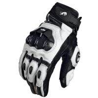 Motorcycle wear-resistant and warm full-finger leather gloves cross-country road bike racing outdoor sports equipment