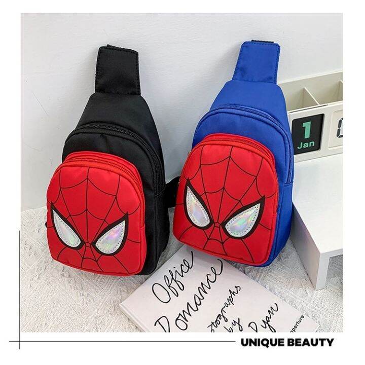 Genuine New Spiderman Bag Spider Man Kids Cartoon Crossbody Chest Bag ...