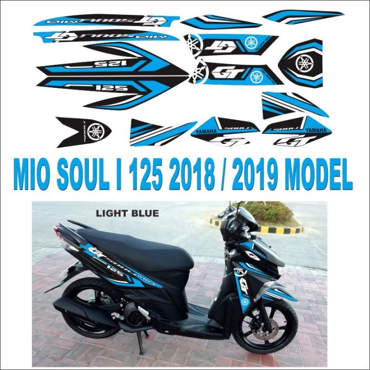 Yamaha Mio Soul i 125 Decals Motorcycle Full Body Decorative Stickers ...