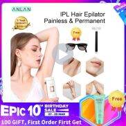 ANLAN IPL Laser Tóc Vĩnh Viễn Body Hair Remover Không Đau Laser Hair
