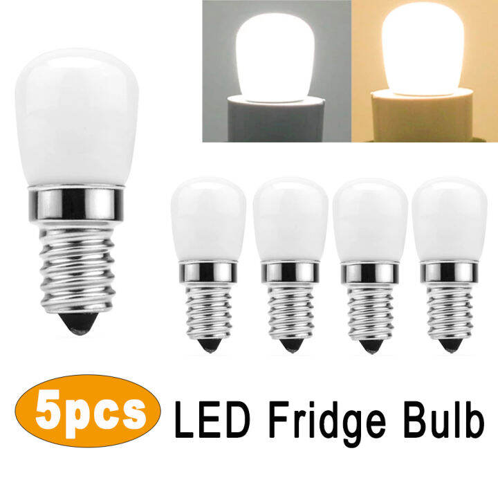 5pcs LED Fridge Light Bulb E14 3W Refrigerator Bulb AC 220V LED Lamp