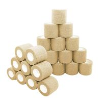 24 Rolls Pure Color non-woven Self Adhesive Bandage Sports Tape Finger Joints First Aid Kit Pet Vet Wraps 5cm*4.5m Medical tape