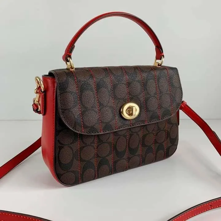 Sale! Quilted Marlie Top Handle Satchel In Signature Canvas Lazada PH