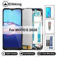 จอแอลซีดีสำหรับ Motorola Moto E 2020จอแสดงผลหน้าจอสัมผัส Digitizer 6.ชุดประกอบนิ้วโทรศัพท์มือถือ2แทนที่ด้วยเครื่องมือ100% ผ่านการทดสอบแล้ว