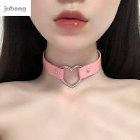 JUBENG Goth แหวนห่วงใส่ต้นขาหมุดย้ำสายรัดถุงน่องหัวใจสายรัดขาเข็มขัดชุดชั้นในพังค์ถุงน่องเข็มขัด