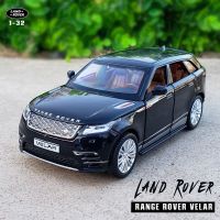 [AhQ ornaments] MSZ 1:32 Land Rover Range Rover Velar เสียงและแสงรุ่นรถ D Iecast โลหะยานพาหนะดึงกลับรถคอลเลกชันเด็กของเล่นของขวัญ