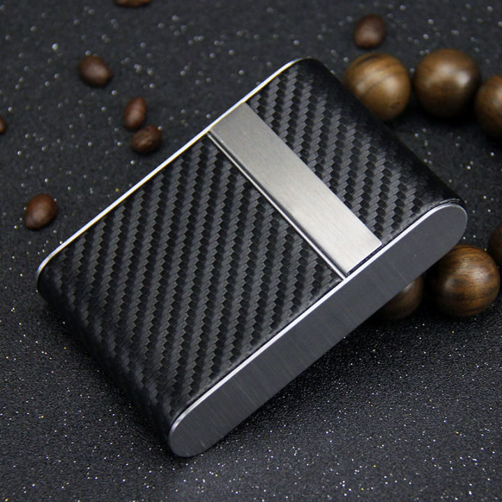thin-cegarette-casing-portable-water-proof-storage-boxes-filp-lid-20-thick-ciggarete-holder-carbon-fiber-design