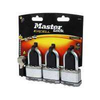 กุญแจคีย์อะไลท์ MASTER LOCK M5TRILF 50 มม. 3 ตัว/ชุด