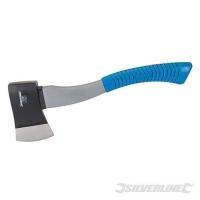 Axe with handle curved soft fiber glass for wood silverline