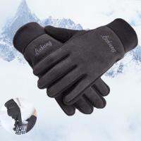 Men Women Fleece-Fleece-Fleece-Fleece Gloves Winter Outdoor