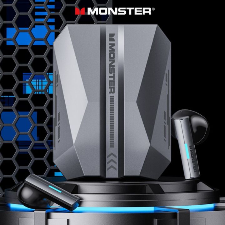 monster-xkt11-หูฟังบลูทูธไร้สาย-hifi-super-bass-ip54-กันน้ำ-bt5-2-หูฟังบลูทูธ-หูฟังไร้สาย-หูฟังเกมมิ่ง-หูฟัง-in-ear-หูฟัง-อินเอียร์-หูฟัง-ออกกำลังกาย-หูฟัง-เล่นเกม-หูฟังgaming