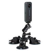 ถ้วยดูดกระจกสำหรับ Insta360 X2 X3หนึ่งเครื่อง Rs/dji Action 4 3 /Gopro Hero 11 10 9อุปกรณ์เสริมกล้องติดกระจกรถยนต์ที่แข็งแรง