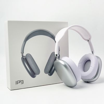 ZZOOI P9-Max TWS Bluetooth Earphone Wireless Head-mounted Headphone Subwoofer Headset with Micphone for IPhone Xiaomi