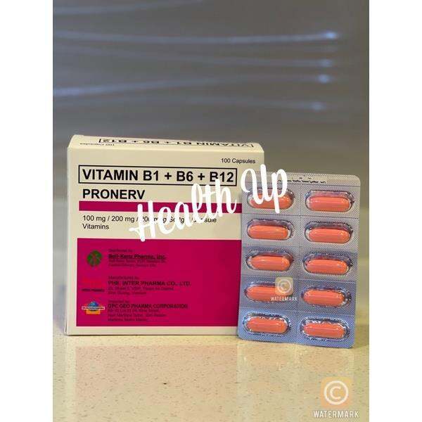 Pronerv Vitamin B1 B6 B12 / Vitamin B Complex (30 pcs) Lazada PH