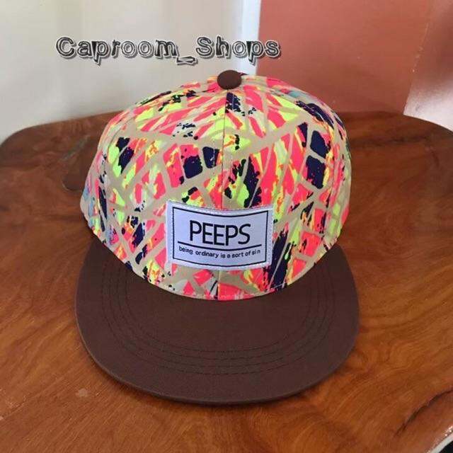 cap-peeps-หมวกเบสบอล-hat-หมวกกันแดด-หมวกแฟชั่น-สไตล์เกาหลี-พร้อมส่ง