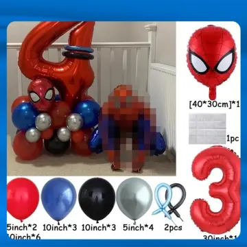1 Set Spiderman Foil Balloon 30inch Number Birthday Party Baby Shower  Decoration Supplies Children's Gifts Air Globos Kids Toy - AliExpress