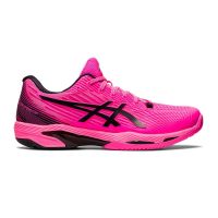 Asics รองเท้าเทนนิสผู้ชาย Solution Speed FF 2 | Hot Pink/Black ( 1041A182-700 )