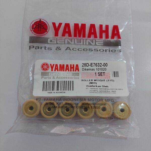 [KV] Yamaha Mio Sporty / Soulty Genuine Flyball Set 11G (CREAM) 28D ...