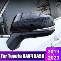 สำหรับโตโยต้า RAV4 XA50 2019 2020 2021 2022 2023 RAV 4 XA 50ไฮบริดรถยนต์กระจกมองหลังด้านข้างฝาปั้นกรอบประดับ