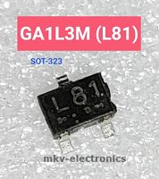 (5ตัว) GA1L3M , Marking L81 , Digital Transistor NPN 0.1A 50V SOT-32