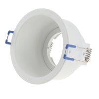 【LZ】▪◙❍  Alumínio Titular Da Lâmpada Do Teto Downlight Montagem Base Do Bulbo Luminária Spotlight Quadro Redondo Quadrado Recesso GU10 MR16