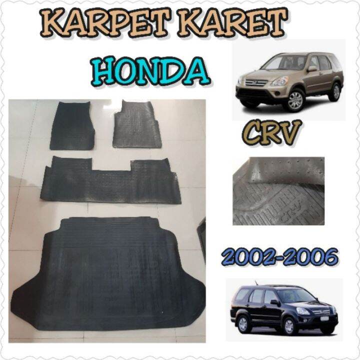 Karpet Karet Alas Mobil Honda Crv Full Set Lazada Indonesia