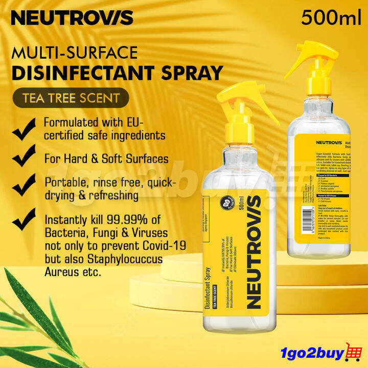 Neutrovis MultiSurface Disinfectant Spray 500ml Lazada