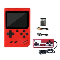 Retro Bảng điều khiển trò chơi điện tử cầm tay nhỏ gọn xách tay máy chơi game 8-bit 3.0 inch Màn hình LCD màu với 400 trò chơi trẻ em Máy nghe nhạc