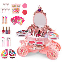 Girl Makeup Toy Simulation Cosmetics Set Baby Pretend Play Lipstick Accessories Doll For Children Toys 3 Years Gift