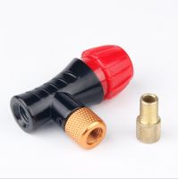 Bike Inflator Portable Valve Head Compatible Bicycle Tire Pump Road MTB Fit Any Threaded Cartridges Cycling Accessories