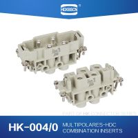 HDXBSCN Industrial rectangular heavy duty connector HDC HK-004/0-M/F core 10A waterproof aviation plug