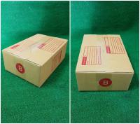พร้อมส่ง (40ใบ)กล่องไปรษณีย์ กระดาษ KS( สีคราฟ )เบอร์ B  ขนาด 17*25*9 cm. มีจ่าหน้ากล่อง จัดส่งภายใน  48  ชม.