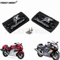 ฝาครอบที่เก็บกระบอกสูบคลัตช์เบรกสำหรับ SUZUKI GSX1300R HAYABUSA 1999-2018อุปกรณ์ตกแต่งรถจักรยานยนต์ฝาครอบปั๊มน้ำมันโลโก้3D