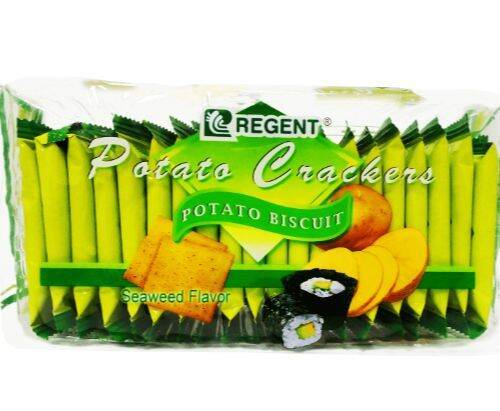 Regent Potato Crackers Potato Biscuits Seaweed Flavor -10gx20 | Lazada PH