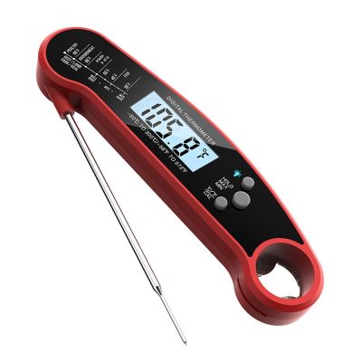 ▦ Electronic Digital Food Thermometer for Kitchen BBQ Meat Cake Cooking Thermometer Tool Waterproof with Backlight Calibration