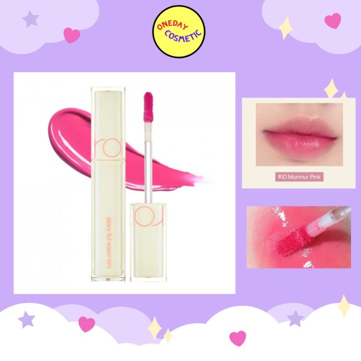 romnd DEWY·FUL WATER TINT10 MURMUR PINK - リップグロス