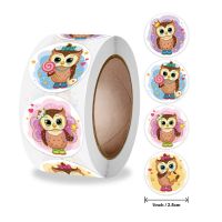 50-500pcs Cute Owl Designs Pattern School Teacher Reward Sticker Animals Cartoon Stickers for Kids Toys Sticker Various Stickers