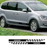 Vinyl Decals For-Volkswagen Sharan Sport Styling Auto Door Stripes Skirt Sticker Both Side MVP Car Body Decor Stickers