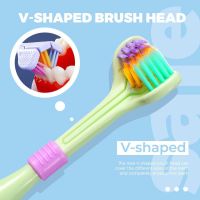 Three Sided Soft Hair Tooth Toothbrush Ultra Fine Soft Bristle Adult Toothbrush Oral Care Safety Teeth Brush Oral Health Cleaner