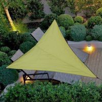 3X3X3M Waterproof Triple-cornered Sun Shelter Awning Parasol Outdoor Canopy Garden Patio Shade Sail Cloth