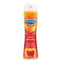 NEW !!! จัดโปรโมชั่น สินค้าใหม่ ส่งฟรี DUREX PLAY STRAWBERRY 50 ML. เจลหล่อลื่นสูตรน้ำกลิ่นสตอเบอร์รี่ Cash on delivery [ FREE Delivery ]