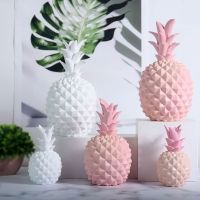 European Resin Pineapple Ananas Decor Pink Blue White Modern Home Decoration Creative Pineapple for Desktop Ornaments