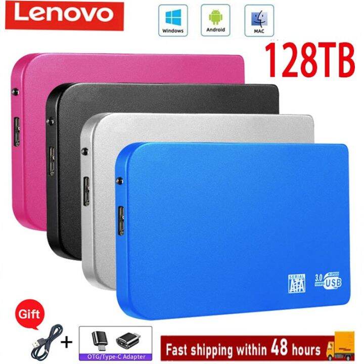 Lenovo Original Highspeed 1TB SSD Portable External Solid State Hard